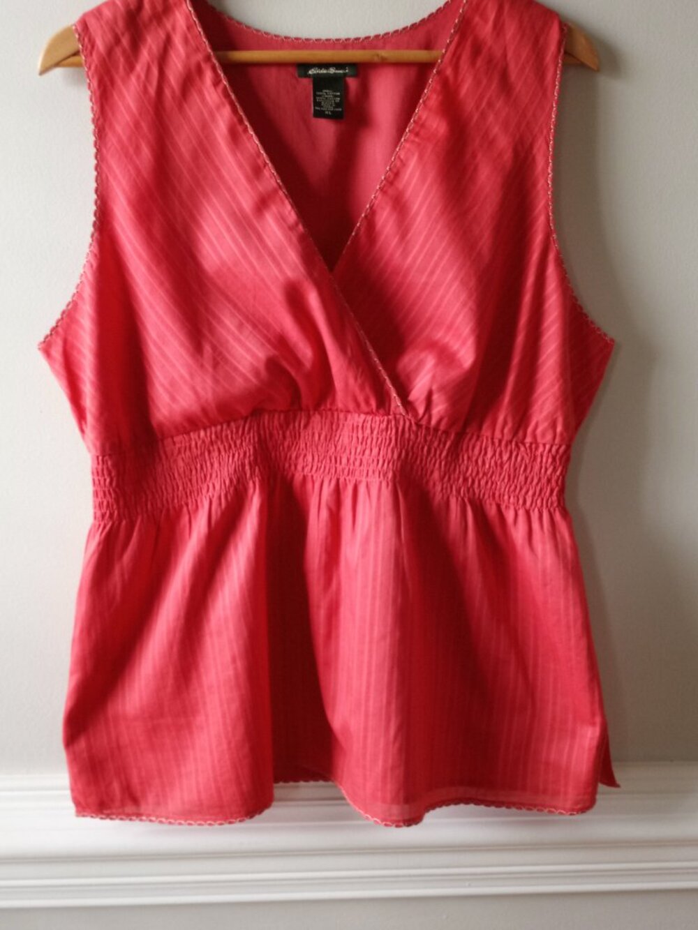 'Eddie Bauer' Crossover Sleeveless Top Size XL EUC *Flawless